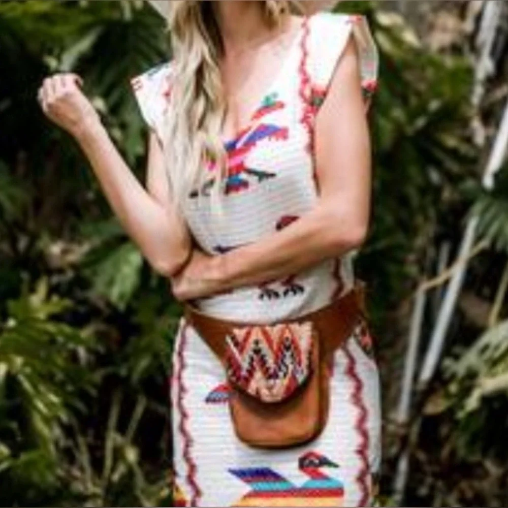 Nena & Co. Hip Satchel Belt Bag. Fanny pack. Leather, Unique. - Picture 4 of 10